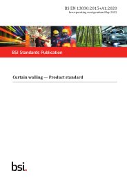 Curtain walling - Product standard (+A1:2020) (Incorporating corrigendum May 2022)
