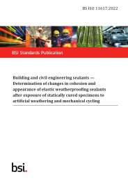 Building and civil engineering sealants - Determination of changes in cohesion and appearance of elastic weatherproofing sealants after exposure of statically cured specimens to artificial weathering and mechanical cycling