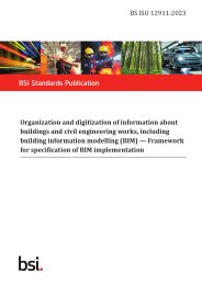 Organization and digitization of information about buildings and civil engineering works, including building information modelling (BIM) - Framework for specification of BIM implementation