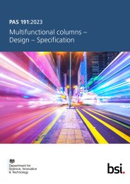 Multifunctional columns - Design - Specification