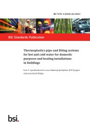 Thermoplastics pipe and fitting systems for hot and cold water for domestic purposes and heating installations in buildings. Specification for cross-linked polyethylene (PE-X) pipes and associated fittings (+A1:2023)