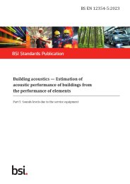 Building acoustics - Estimation of acoustic performance of building from the performance of elements. Sounds levels due to the service equipment