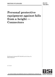 Personal protective equipment against falls from a height - Connectors