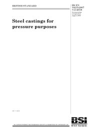 Steel castings for pressure purposes (+A1:2016) (incorporating corrigendum August 2008)