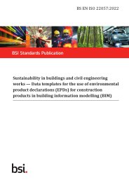 Sustainability in buildings and civil engineering works - Data templates for the use of environmental product declarations (EPDs) for construction products in building information modelling (BIM)