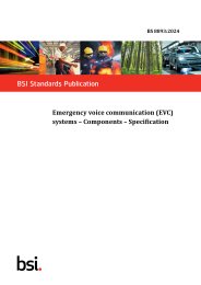 Emergency voice communication (EVC) systems - Components - Specification