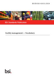 Facility management - Vocabulary
