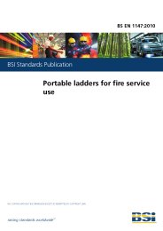 Portable ladders for fire service use - The Construction Information ...
