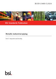 Metallic industrial piping. Inspection and testing