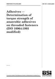 Adhesives. Determination of torque strength of anaerobic adhesives on threaded fasteners