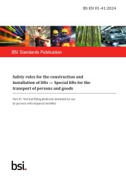 Safety rules for the construction and installation of lifts - special lifts for the transport of persons and goods. Vertical lifting platforms intended for use by persons with impaired mobility