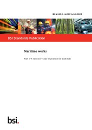 Maritime works. General - Code of practice for materials (+A1:2025)