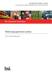 Wind energy generation systems. Design requirements (Incorporating corrigenda September 2019 and February 2025)