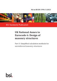 UK National Annex to Eurocode 6: Design of masonry structures. Simplified calculation methods for unreinforced masonry structures