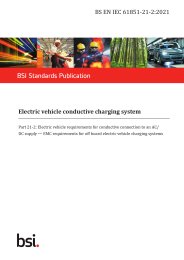 Electric vehicle conductive charging system. Electric vehicle requirements for conductive connection to an AC/DC supply - EMC requirements for off board electric vehicle charging systems