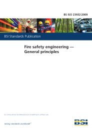 Fire safety engineering - General principles