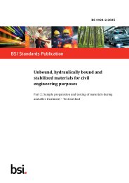 Unbound, hydraulically bound and stabilized materials for civil engineering purposes. Sample preparation and testing of materials during and after treatment - Test method