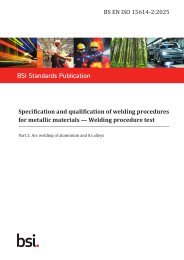 Specification and qualification of welding procedures for metallic materials - Welding procedure test. Arc welding of aluminium and its alloys