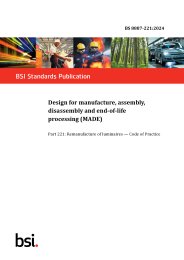Design for manufacture, assembly, disassembly and end-of-life processing (MADE). Remanufacture of luminaires - Code of practice