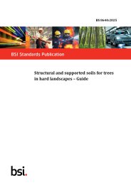 Structural and supported soils for trees in hard landscapes - Guide