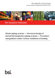 Plastic piping systems - Structural design of buried thermoplastics piping systems - Procedure and guidance under various conditions of loading (Incorporating corrigendum November 2025)