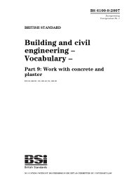Building and civil engineering – Vocabulary. Performance, characteristics, measurements and joints