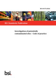 Investigation of potentially contaminated sites - Code of practice