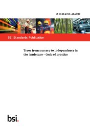 Trees from nursery to independence in the landscape - Code of practice (+A1:2026)