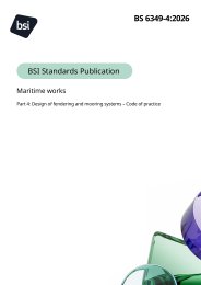 Maritime works. Design of fendering and mooring systems - Code of practice