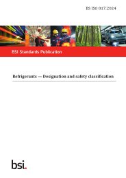Refrigerants - Designation and safety classification