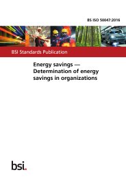 Energy savings - Determination of energy savings in organizations