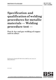 Specification and qualification of welding procedures for metallic materials - Welding procedure test. Arc welding of aluminium and its alloys