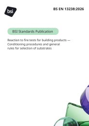 Reaction to fire tests for building products - Conditioning procedures and general rules for selection of substrates
