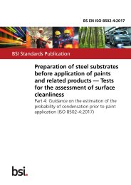 Preparation of steel substrates before application of paints and related products - Tests for the assessment of surface cleanliness. Guidance on the estimation of the probability of condensation prior to paint application (ISO 8502-4:2017)