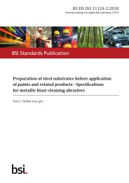 Preparation of steel substrates before application of paints and related products - Specifications for metallic blast-cleaning abrasives. Chilled-iron grit (Incorporating corrigendum January 2019)