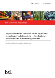 Preparation of steel substrates before application of paints and related products - Specifications for non-metallic blast-cleaning abrasives. General introduction and classification