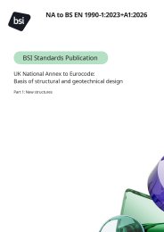 UK National annex to Eurocode: Basis of structural and geotechnical design. New structures