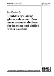 Double regulating globe valves and flow measurement devices for heating and chilled water (AMD 6865)