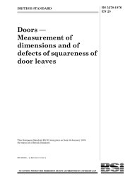 Doors. Measurement of dimensions and of defects of squareness of door leaves (Superseded but remains current)