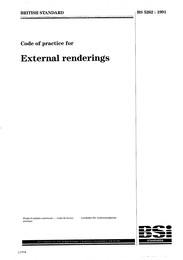 Code of practice for external renderings (Withdrawn)