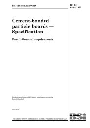 Cement-bonded particle boards - specification. General requirements