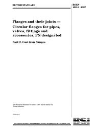 Flanges and their joints - Circular flanges for pipes, valves, fittings and accessories, PN designated. Cast iron flanges (Withdrawn)