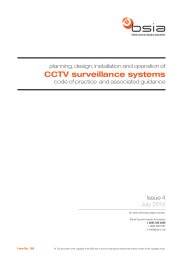 Planning, design, installation, and operation of CCTV surveillance systems. Code of practice and associated guidance