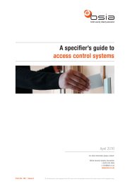 A specifier's guide to access control systems. Issue 4