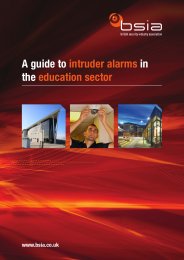 Guide to intruder alarms in the education sector