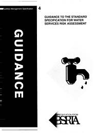 Guidance to the standard specification for water services risk assessment