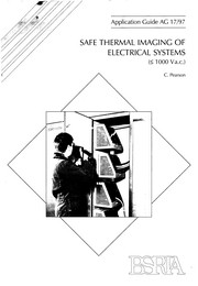 Safe thermal imaging of electrical systems (up to 1000V a.c.)