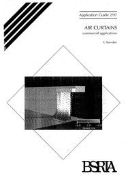 Air curtains - commercial applications