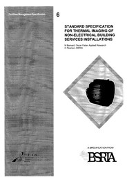 Standard specification for thermal imaging of non-electrical building services installations