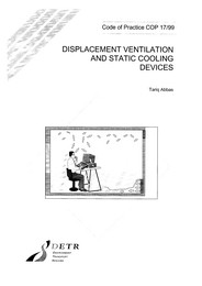 Displacement ventilation and static cooling devices